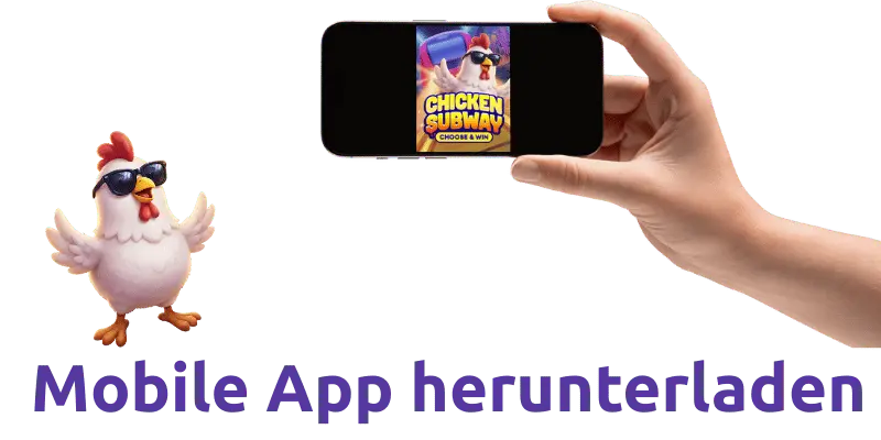 Chicken Subway App auf dem Handy